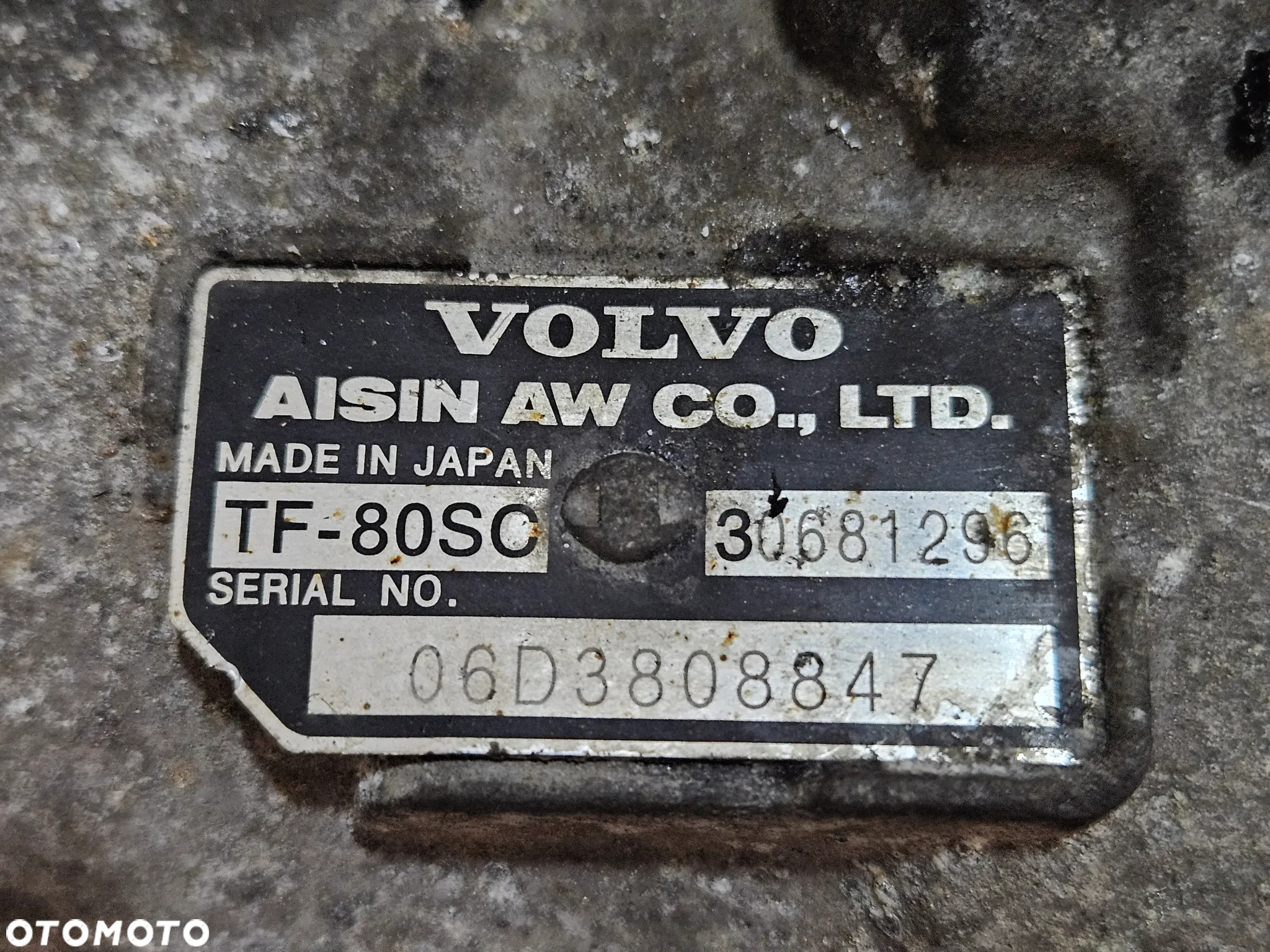 Volvo S60 V70 S80 2.4 D D5 S 60 skrzynia biegów autaomat P30681296 TF80SC - obrazek 6