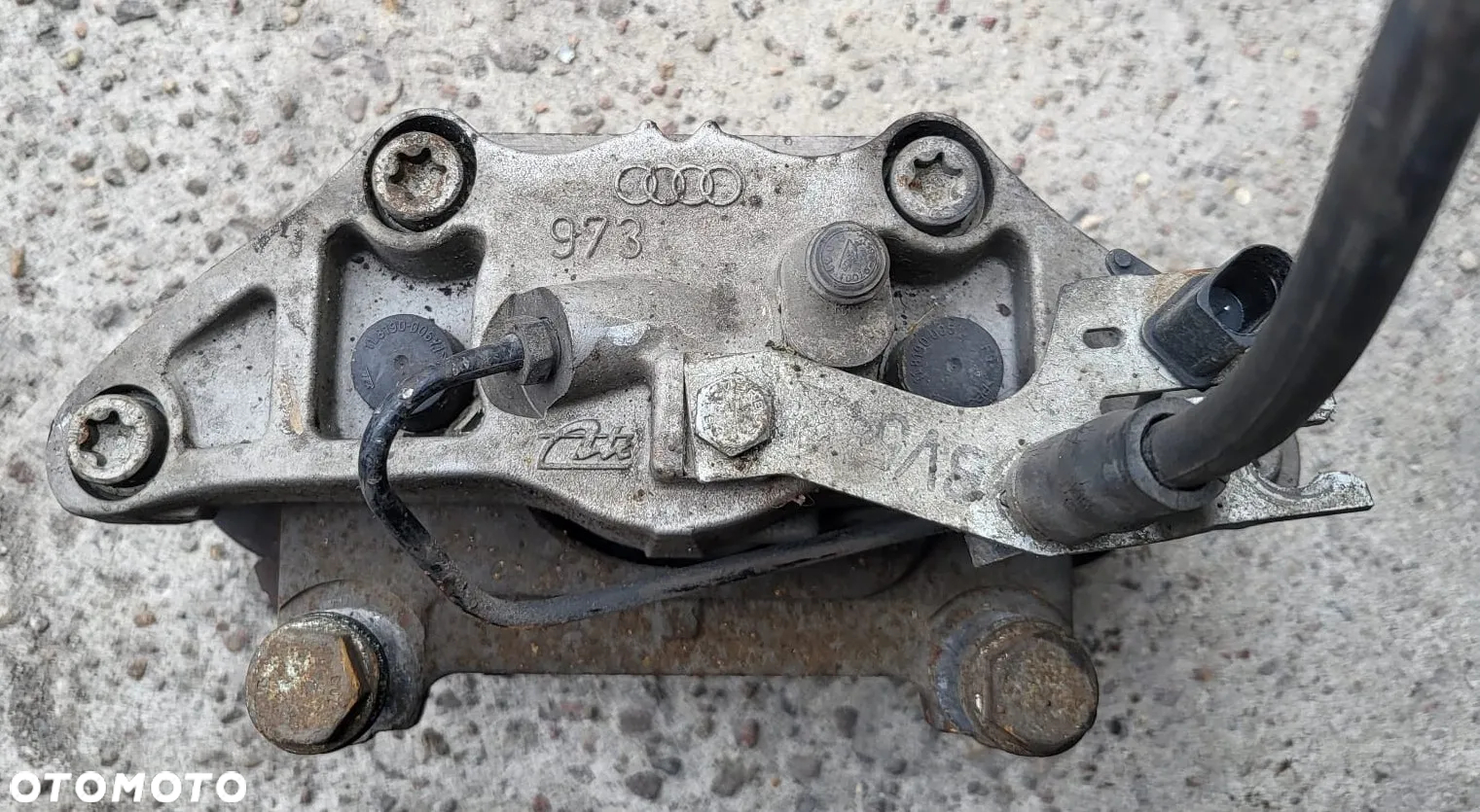 Audi A6 C6 zacisk hamulcowy przód przedni prawy   lewy tarcza 321 (973) - obrazek 7