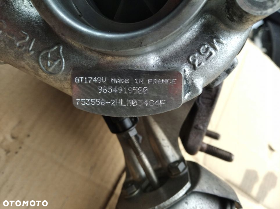 Peugeot 407 Citroen C5 C4 picasso 2.0 HDI turbosprezarka 9654919580 9682778680 - obrazek 3