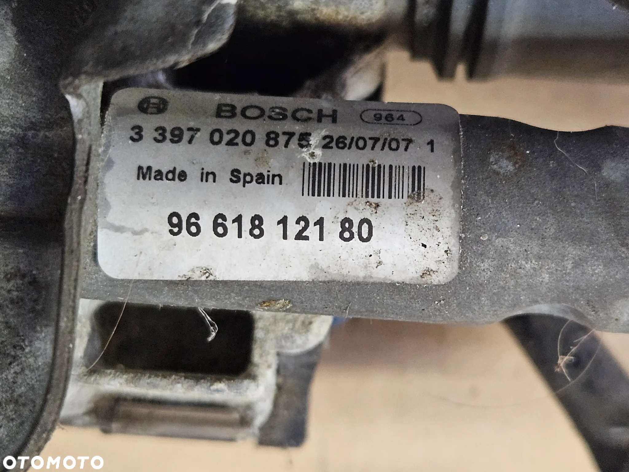 Peugeot 407 mechanizm wycieraczki silniczek przód prawy lewy 9661812180 9661812080 - obrazek 2