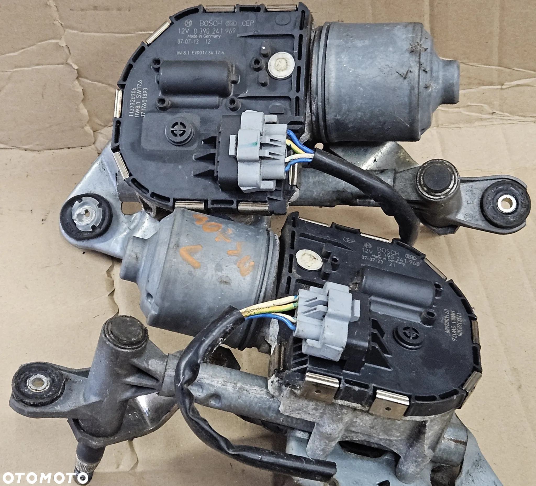 Peugeot 407 mechanizm wycieraczki silniczek przód prawy lewy 9661812180 9661812080 - obrazek 4