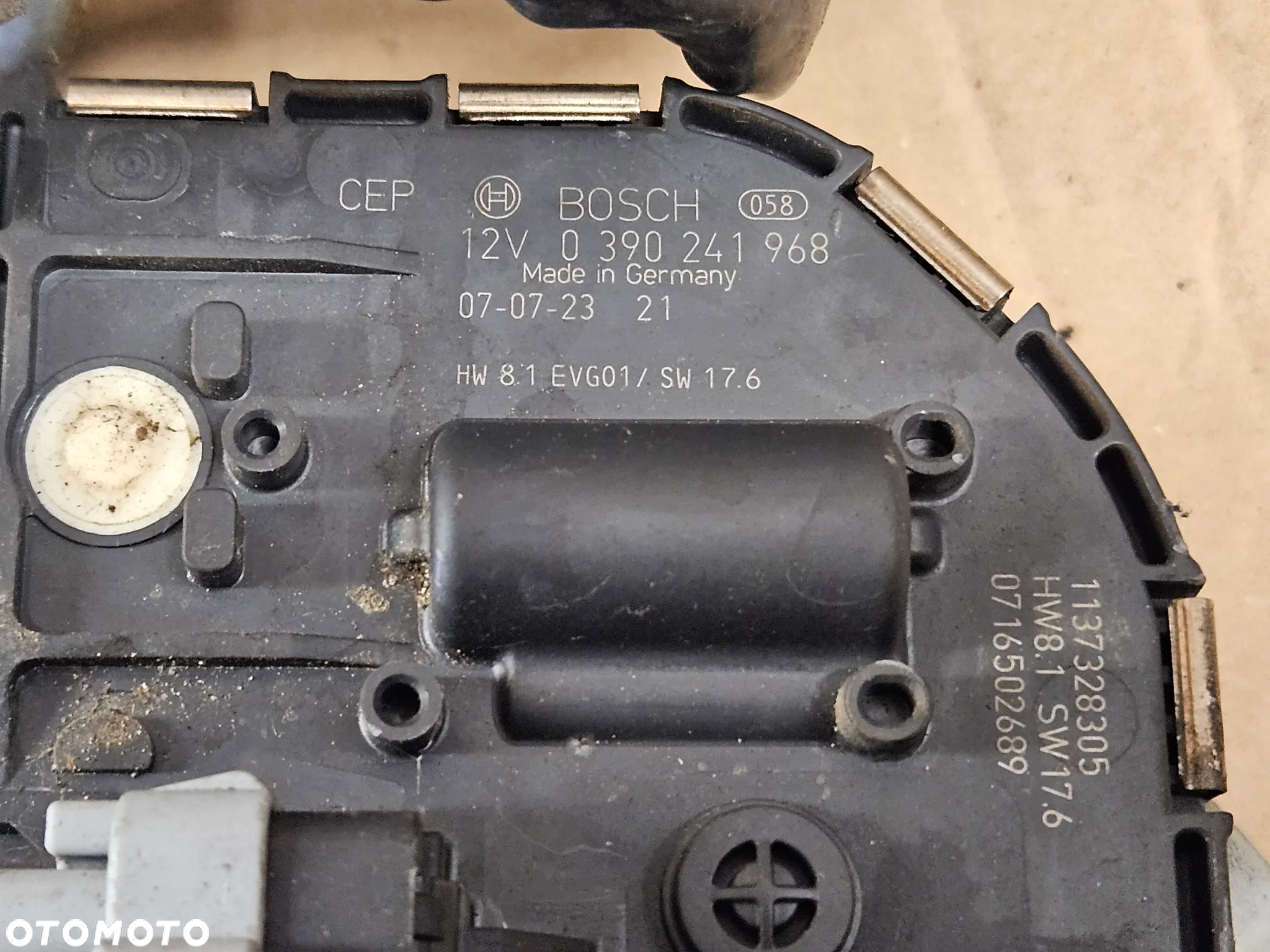 Peugeot 407 mechanizm wycieraczki silniczek przód prawy lewy 9661812180 9661812080 - obrazek 5